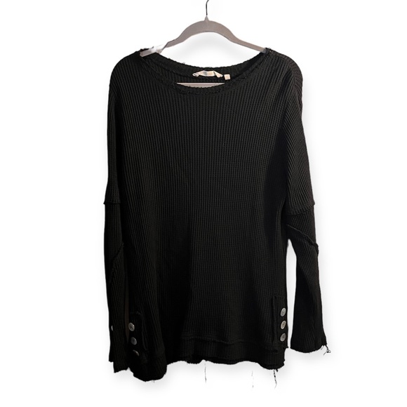 Soft Surroundings Tops - Soft Surroundings Waffle Knit Thermal Long Sleeve Shirt Too Bohemian Boho